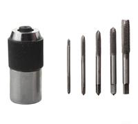 YobiLife Ensemble de douilles de robinet réglables 3/8" pour outils de filetage en acier pour taraudage précis, convient aux tailles #6 à 1/2, pour atelier et réparation à domicile