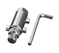 YobiLife Extracteur de filetage de valve angulaire, taille de filetage | Filetage de tuyau, acier au carbone avec poignée ergonomique, démontage et montage, réparation de plomberie domestique