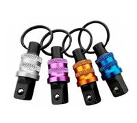 YobiLife Porte-douilles 3/8, entraînement hexagonal à connexion rapide avec billes en acier verrouillables, organiseur de douilles en alliage pour boîte à outils de bricolage (C)