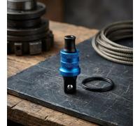 YobiLife Porte-douilles 3/8, entraînement hexagonal à connexion rapide avec billes en acier verrouillables, organiseur de douilles en alliage pour boîte à outils de bricolage (A)
