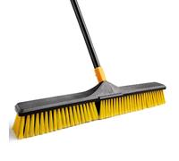Yocada Balai d'extérieur Robuste de 61 cm avec Poils rigides pour Le Nettoyage de terrasse, Garage, Pont, béton, Bois, Pierre, carrelage, Sol, 165,9 cm de Long