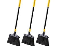 Yocada Lot de 3 balais Robustes pour extérieur, intérieur, Commercial, Parfait pour Cour, Garage, Hall, Centre Commercial, Sol, Maison, Cuisine, Bureau, Poils d'animaux domestiques, déchets 137 cm