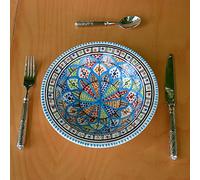 YODECO Assiette Tebsi Bakir Royal - D 23 cm