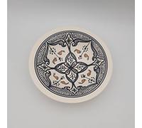 YODECO Assiette Tebsi Marocain noir - D 23 cm