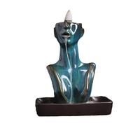 Yofab Accessoires de bureau amusants - Brûleur d'encens cascade - Décoration d'intérieur avec support de méditation et relaxation - Aromathérapie - Décoration vintage (Ar89 uniquement brûleur)