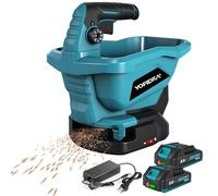 Yofidra Epandeur Engrais Gazon Électrique 3,3L, 8 Débits, 6 Vitesses