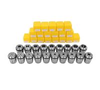 YOFULY ER32 Lot de 19 Pinces de Serrage avec Mandrin - Pince à Ressort 2-20 mm pour Machine à Graver CNC, Fraiseuse et Porte-Outils