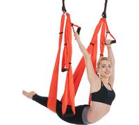 Yoga hamac anti-gravité balançoire hamac toile de yoga suspendre balançoire toile de yoga 250 * 150 cm （Orange）