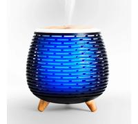 Diffuseur D'arôme Humidificateur Et Lampes Ultrasonique Usb Aromi Black Yoghi