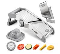 YoHous® Mandoline Cuisine Professionnelle Réglable Inox - Coupe Legumes