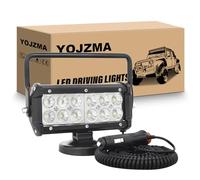 YOJZMA 6.5 pouces 36W Lampe de travail LED avec base magnétique, floodlight