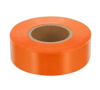 YOKIVE 2" x1000 Ft 2 Mil D'Épaisseur Ruban De Marquage, 1 Pcs PE Non-Adhésif Rubalise Haute Visibilité Pour Arbres Pour Géomètres Limites Marquage De Sentier, Orange