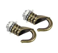 YOKIVE Alliage M10 Plafond Crochet 0,91x1,22" Bronze 2 Pcs | Galvanoplastie Pendentif Luminaire Cintre, Suspendu Lustre Luminaire, Excellent Pour Maison