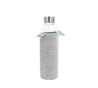 YOKO DESIGN - Glass Bottle 500 ML avec Pochette Neoprene Grise & Coffret