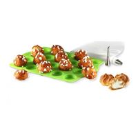 YOKO DESIGN - kit à choux - Moule en silicone et poche à douille
