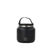 YOKO DESIGN - LUNCH BOX en acier inox de 700 ml coloris NOIR avec poignée noire souple