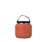 YOKO DESIGN - LUNCH BOX en acier inox de 700 ml coloris ROUGE avec poignée noire souple