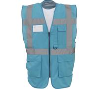 YOKO Gilet de travail RETRO multipoches sapphire Bleu royal S