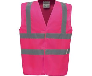 YOKO Gilet de travail Retro rose Rose M