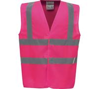 YOKO Gilet de travail Retro rose Rose XL