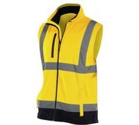 Yoko - Gilet haute visibilité - Hommes (3XL) (Jaune /Bleu marine) - UTBC2805 Jaune Hte Vis/Bleu marine G