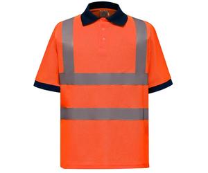 Yoko Hi-Vis Orange Ou Jaune Polo À Manches Courtes En Polyester S-6XL
