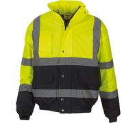 YOKO HVP218 | Veste haute visibilité deux tons | EN ISO 471:2013 classe 3 - Couleur : Jaune Hi-Vis/Navy - Taille : M