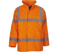 YOKO HVP300 | Fluo Classic Motorway Jacket - Veste de travail HiVis - Couleur : Fluo Orange - Taille : XL