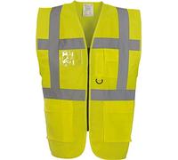 Yoko Veste de yk002/hvw801 Executive multifonction haute visibilité Gilet sans manches pour femme XL jaune