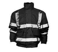 Yoko Veste de yk043/hvp211 Haute visibilité Bomber Classique pour Homme XL Noir
