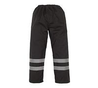 Yoko Veste de yk070/hvp461 Surpantalon Imperméable Haute visibilité Petit Noir