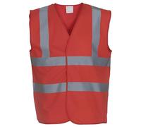 Yoko Gilet de travail Retro – rouge – Taille L