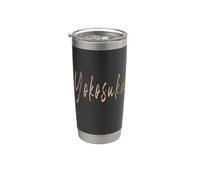 Yokosuka Japan Design vintage et élégant Gobelet isotherme en acier inoxydable double paroi
