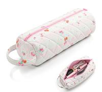 Yolev Cherry Hair Tools Bag Soft Hair Tool Travel Bag Portable Hair Tool Bag for Travel Hair Dryer and Styling Tools Women Gift Accessories