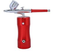 yolina Pulv¨¦risateur de Peinture a¨¦rographe, Kit compresseur Airbrush Mini 7CC de la Pompe 0.3mm G12 avec Outil de Nettoyage Craft Paint Art Set de Pistolet pour Nail Art Peint ¨¤ Jet d'encre