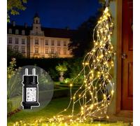 Yomistar Guirlande Lumineuse Sapin Noël 1M 100 LED Lumières de Noël Alimenté