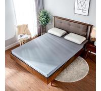 YongXinMY Housse de matelas futon de sol avec fermeture éclair - Protège-matelas lavable anti-poussière à couverture complète et couleur unie Détachable avec fermeture éclair pour matelas de sol
