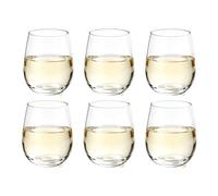 yongzhenlite Lot de 6 verres à vin en acrylique de 591 ml pour intérieur et extérieur, fête, sans BPA, passent au lave-vaisselle (couleur transparente)