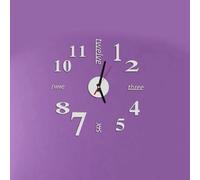 Yonis Horloge murale quartz - Blanc