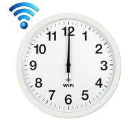 Yonis Horloge murale quartz - Blanc