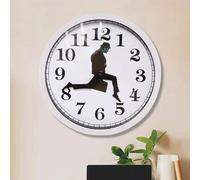 Yonis Horloge murale quartz - Transparent