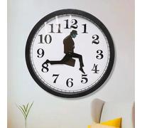 Yonis Horloge murale quartz - Transparent