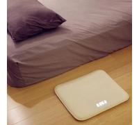 Yonis Horloge quartz rectangulaire - Blanc