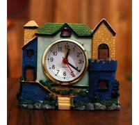Yonis Horloge quartz ronde - Bleu