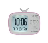 Yonis Horloge vintage rectangulaire - Noir