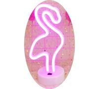 Yonis lampe LED décorative flamant rose - Rose