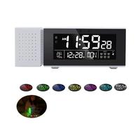 Yonis Réveil digital LCD radio FM - Rouge