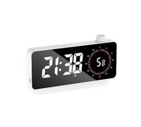 Yonis Réveil digital LED - Blanc