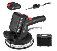 Yontwe 150KG Outils de vibration pour carrelage - 0-26000 r/min 6 vitesses ajustables Machine de vibration pour carrelage à ventouse 1500mAh Batterie rechargeable machine de vibration de tuile