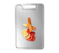 Yonuaret Planche À Découper Titane | Grande Planche de Découpe Titane pour Maison - Ustensile de Cuisine Anti-Adhésive Double Face pour Préparation des Repas | Barbecue Restaurant